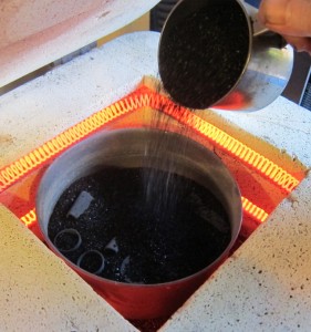 Covering with carbon