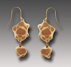 Inlay earrings